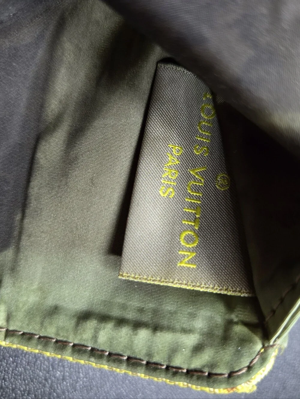 ✨️Louis Vuitton America Cup Edition Check Damier Fold Wallet Yellow Lime